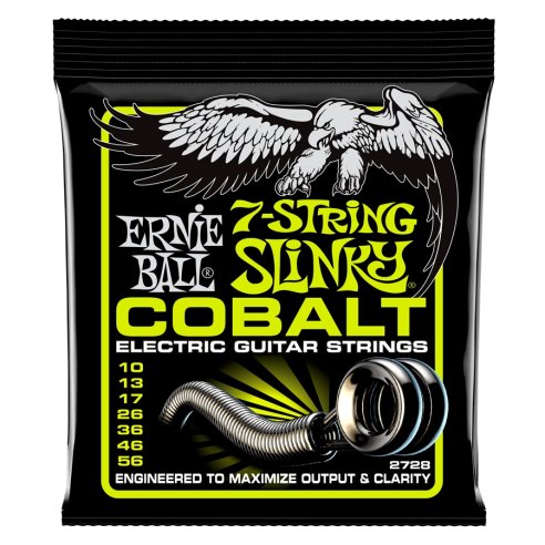 ERNIE BALL 2728 COBALT REGULAR SLINKY 7 CORDE