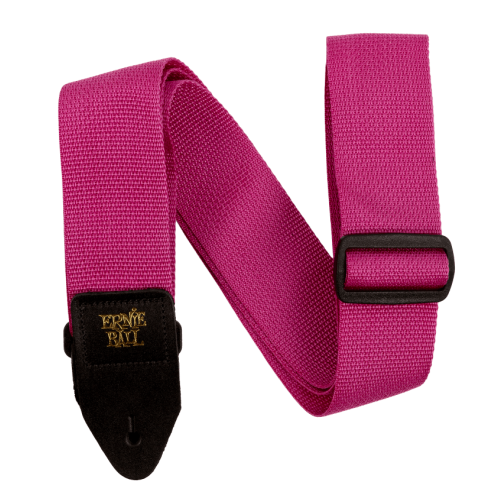 ERNIE BALL 5355 STRAP POLYPRO RASPBERRY