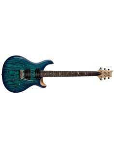 PRS SE CUSTOM 24 EXOTIC SWAMP ASH BURL LAKE BLUE