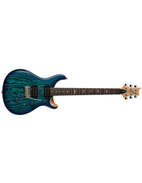 PRS SE CUSTOM 24 EXOTIC SWAMP ASH BURL LAKE BLUE PRS SE CUSTOM 24 EXOTIC SWAMP ASH BURL LAKE BLUE