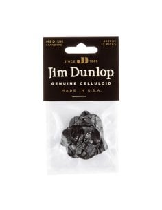 Dunlop 483P#02 Black Perloid - Medium