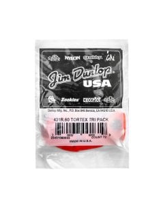 Dunlop 431R Tortex Trianlge Orange .60