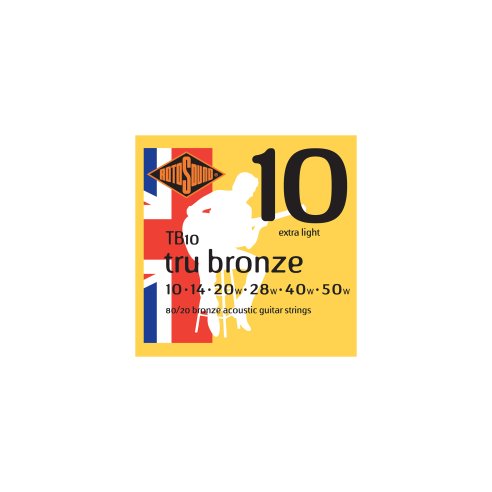 ROTOSOUND TB10 TRU BRONZE MUTA ACUST. 80-20 BRONZE 10-50