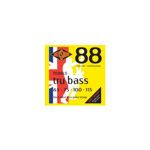 ROTOSOUND RS88LD TRU BASS 88 MUTA BLACK NYLON FLATW. 65-115