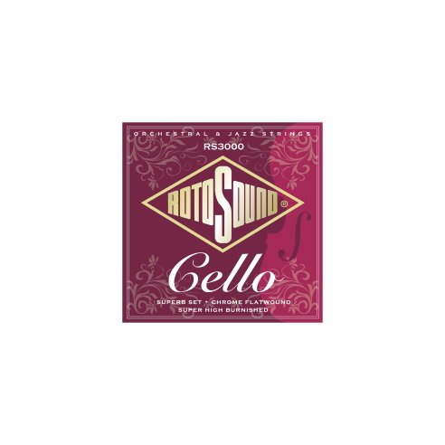 ROTOSOUND RS3000 ORCHESTRAL MUTA CELLO FLATWOUND - QUALITY SET