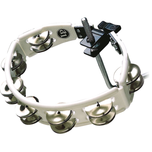 LP 162 MOUNTABLE STEEL TAMBOURINE WHITE