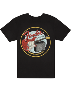 FENDER 1946 GUITAR AND AMP T-SHIRT MEDIUM