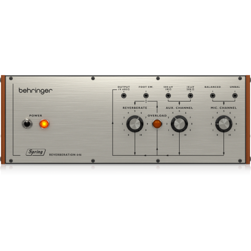 BEHRINGER SPRING REVERBERATION UNIT TYPE 646