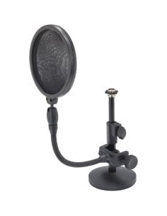 Samson MD2/PS05 Bundle - Asta microfonica da tavolo e Pop Filter