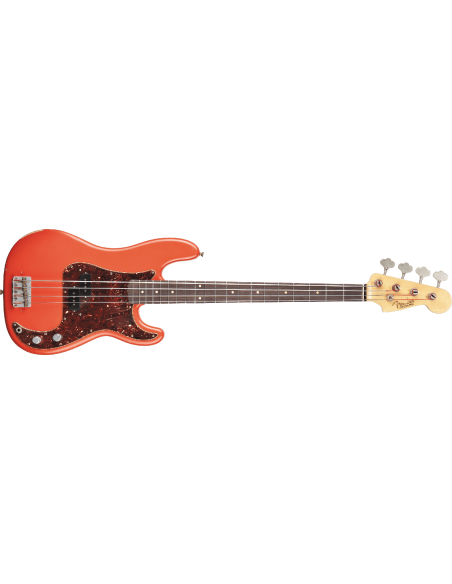 FENDER P BASS PINO PALLADINO RELIC FIESTA RED
