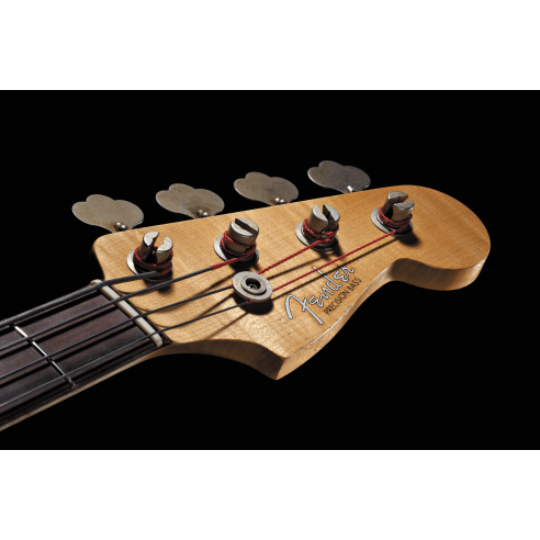 FENDER P BASS PINO PALLADINO RELIC FIESTA RED