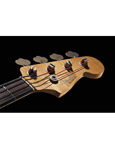 FENDER P BASS PINO PALLADINO RELIC FIESTA RED