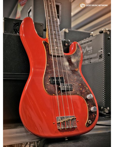 FENDER P BASS PINO PALLADINO RELIC FIESTA RED