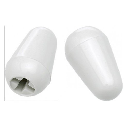 FENDER SET 2 STRAT WHITE SWITCH TIPS
