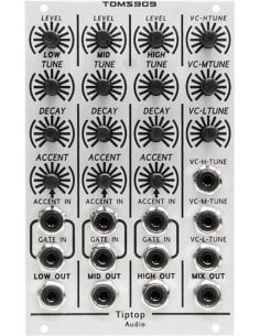 TIP TOP AUDIO TOMS909 TR909 VC ANALOG TOMS GENERATOR