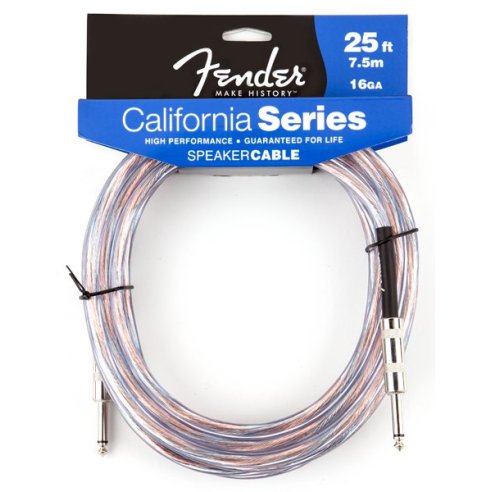 FENDER SPEAKER CABLE CALIFORNIA SERIES 7.5 MT JACK/JACK 16GA 2X1.5MM 6010