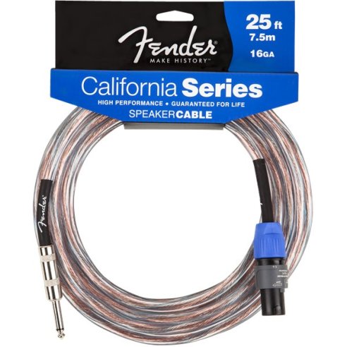 FENDER SPEAKER CABLE CALIFORNIA SERIES 7.5 MT SPEAKON/JACK 16GA 2X1.5MM 6020