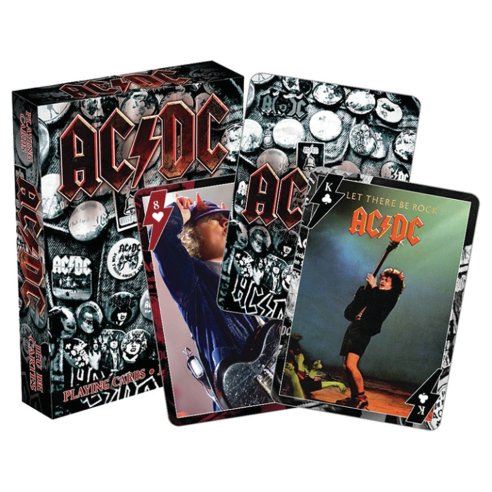 AQUARIUS AC/DC PLAYING CARD CARTE DA GIOCO - UN MAZZO