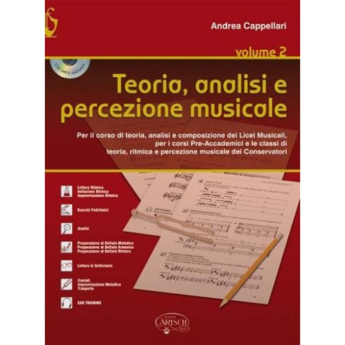 CAPPELLARI TEORIA ANALISI E PERCEZIONE MUSICALE VOL.2 + CD