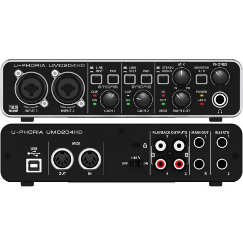 BEHRINGER U-PHORIA UMC204HD