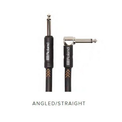 ROLAND RIC-B15A 4.5 MT INSTRUMENT CABLE ANGLED STRAIGHT JACK