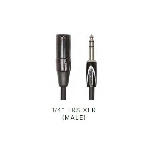 ROLAND RCC-10-TRXM 3MT INTERCONNET CABLE TRS JACK XLR MALE
