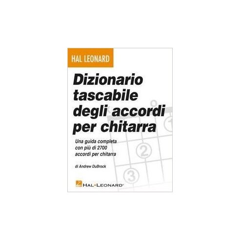 DIZIONARIO TASCABILE ACCORDI CHITARRA