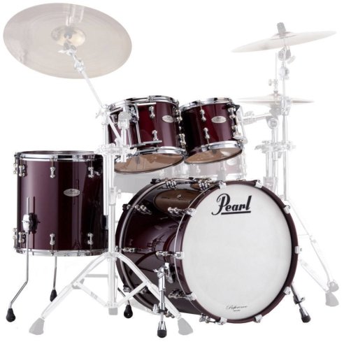 PEARL RF924XEP/CA335 REFERENCE DRUM KIT BLACK CHERRY