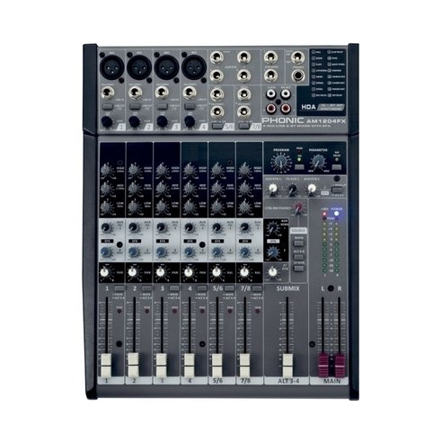 ATOMIC MIX S402 MIXER 4 MONO 2 STEREO CON EFFETTI USB IN