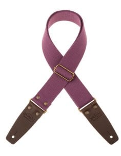 MAGRABO' STRIPE SC ENTRY PRUGNA 5 CM TERMINALI MARRONE SCURO FIBBIA OTTONE