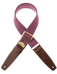 MAGRABO' STRIPE SC COTTON PRUGNA 5 CM TERMINALI TWINKLE MARRONE SCURO, FIBBIA RE