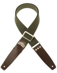 MAGRABO' STRIPE SC COTTON VERDE 5 CM TERMINALI TWINKLE GRIGIO, FIBBIA RECTA