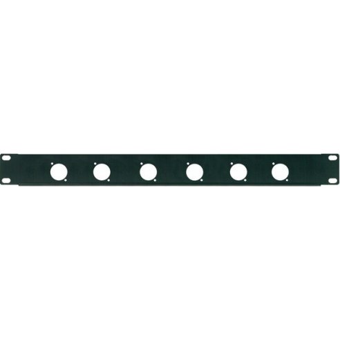 PROEL RK6N PANNELLO RACK 1U 6 FORI XLR