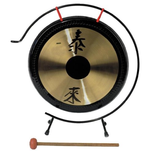 GEWA CHINA GONG 30 CM BLACK DOT - CON SUPPORTO