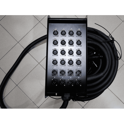 MP GEAR STAGE BOX 16 XLR IN / 8 XLR OUT 30 MT.