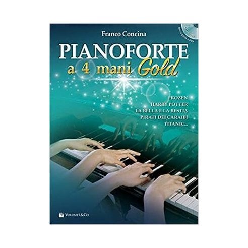CONCINA PIANOFORTE 4 MANI GOLD + CD