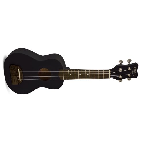 KOHALA KT-SBK TIKI UKES UKULELE SOPRANO BLACK