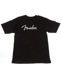FENDER SPAGHETTI LOGO BLACK MEDIUM