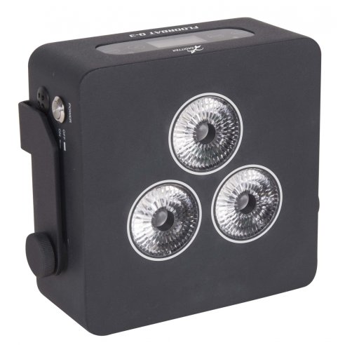 SAGITTER FLBATQ3 BATTERY LED FLOORBAT 3X12 LED RGBWAU/FC