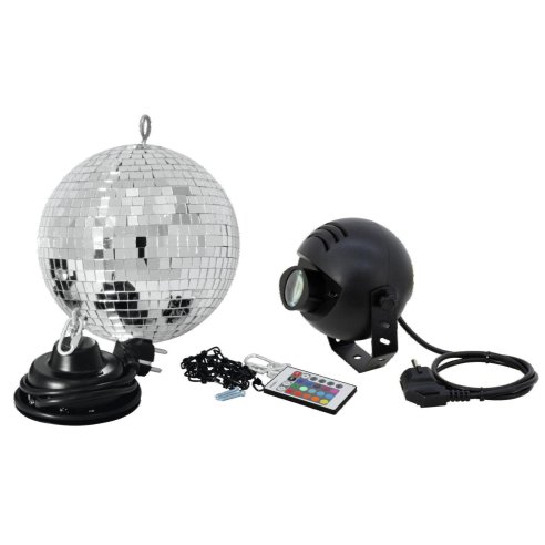 EUROLITE LED MIRROR BALL SET 20 RGB SPOT