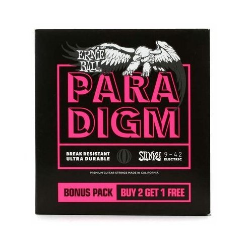 ERNIE BALL 3373 PARADIGM 009-042 3 PACK
