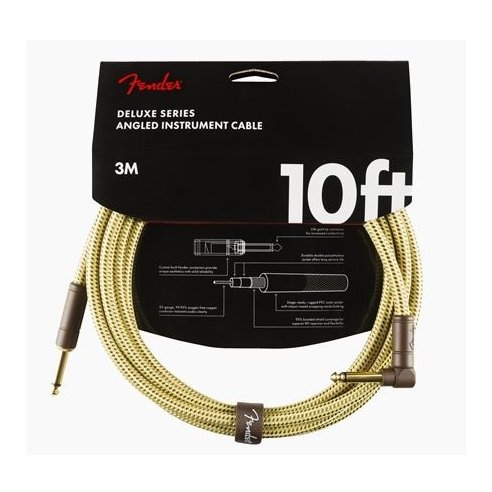 FENDER CABLE DELUXE 10" ANGLE TWD