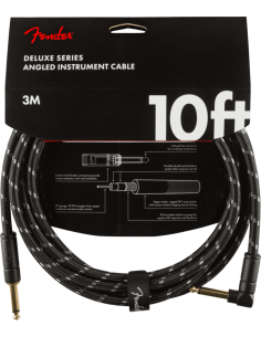 FENDER CABLE DELUXE 10" ANGLED BLACK TWEED