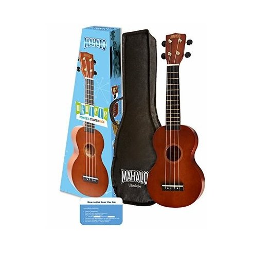 MAHALO UKULELE RAINBOW KIT MARRONE MR1-BRK