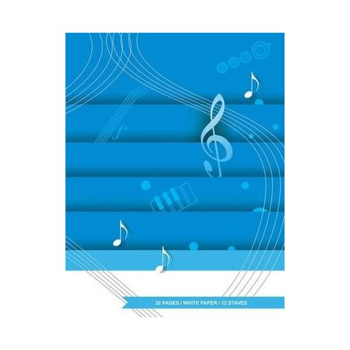 QUADERNO DI MUSICA 12 RIGHI 32 PAGINE