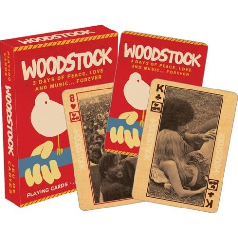 AQUARIUS WOODSTOCK CARTE DA GIOCO - UN MAZZO