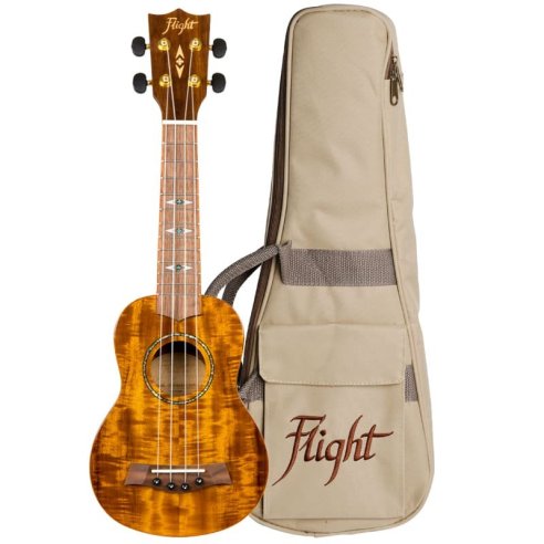 FLIGHT DUS445 SOPRANO ACACIA + BORSA