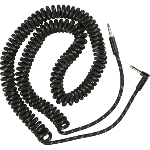 FENDER DELUXE COIL CABLE 30' BLACK TWEED