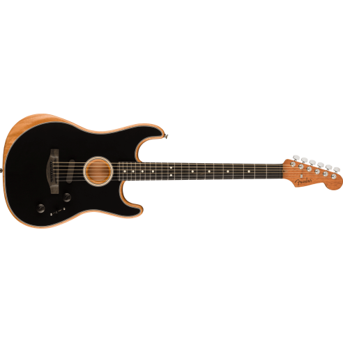 FENDER ACOUSTASONIC STRAT BLACK W/BAG
