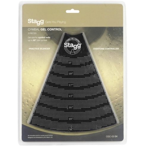 STAGG CGC-03 BK CYMBAL GEL DAMPER PADS